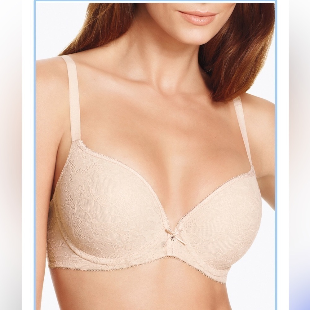 Wacoal Lace Finesse T-Shirt Bra STYLE 853201 sand nude 34DD